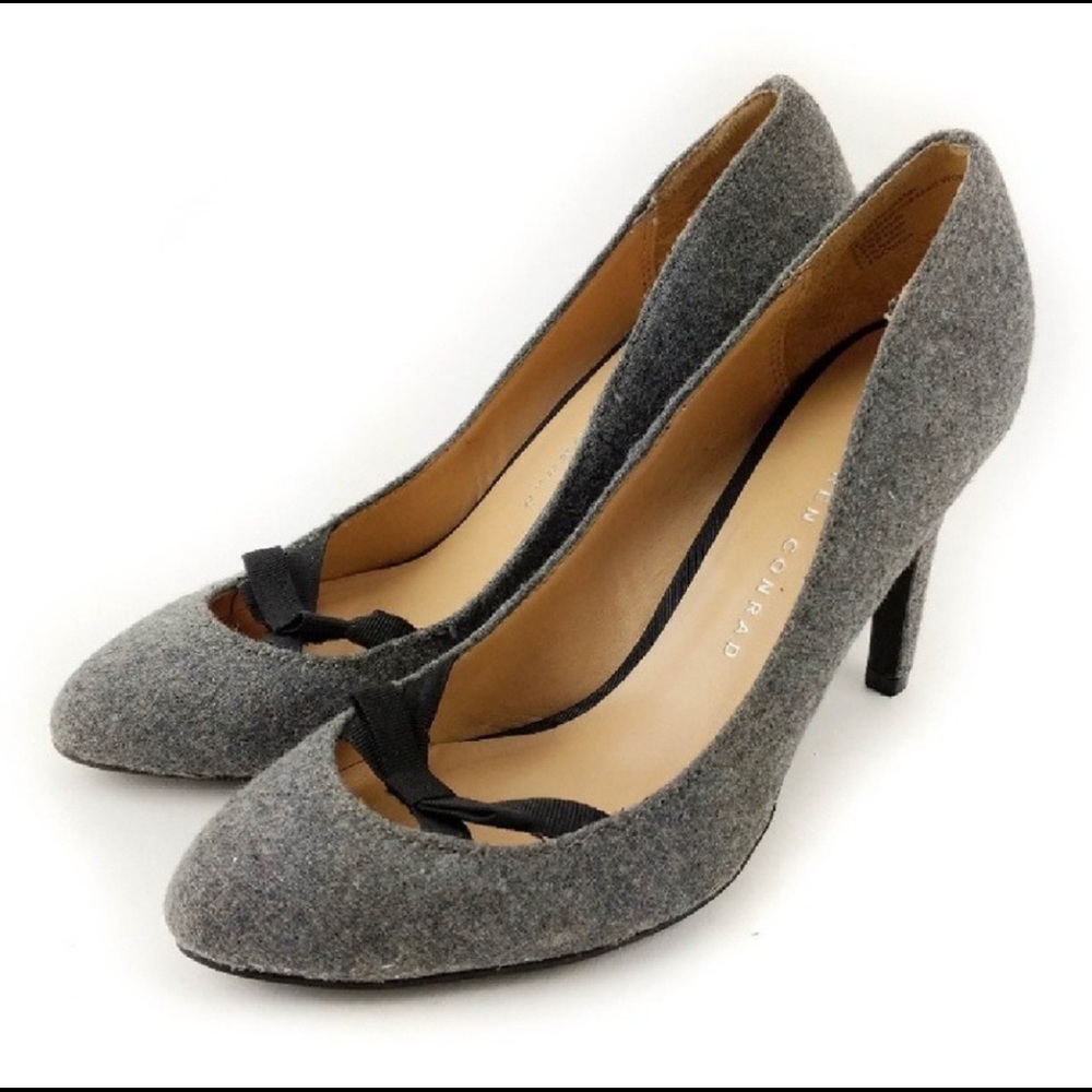 🎉𝗛𝗣🎉 LC Grey Bow Heel